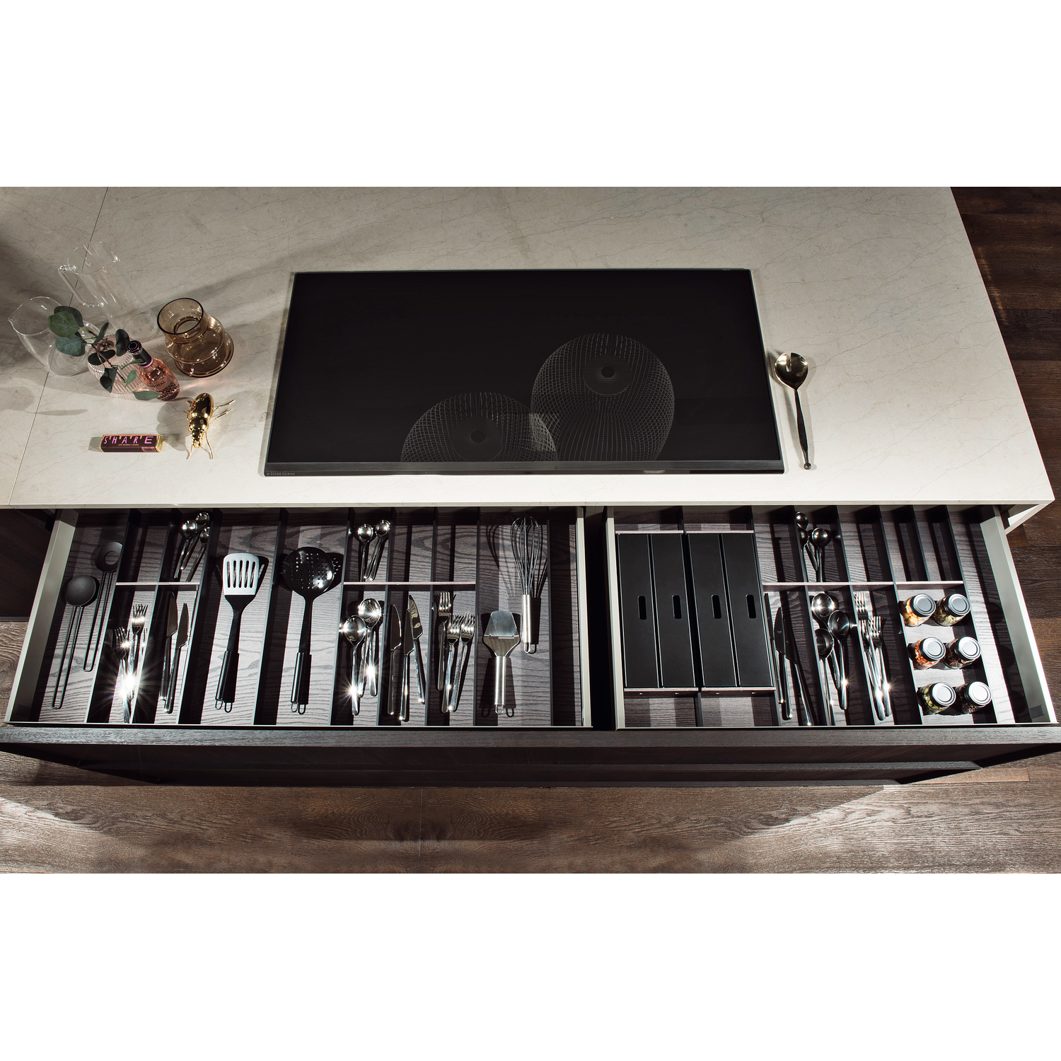 Fit bestekinzet V1 90 zwart