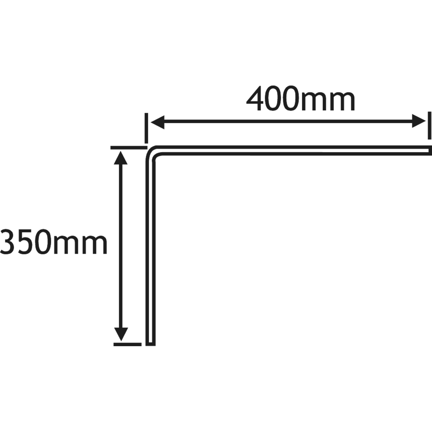 Consolen vast 1168/350x400 wit