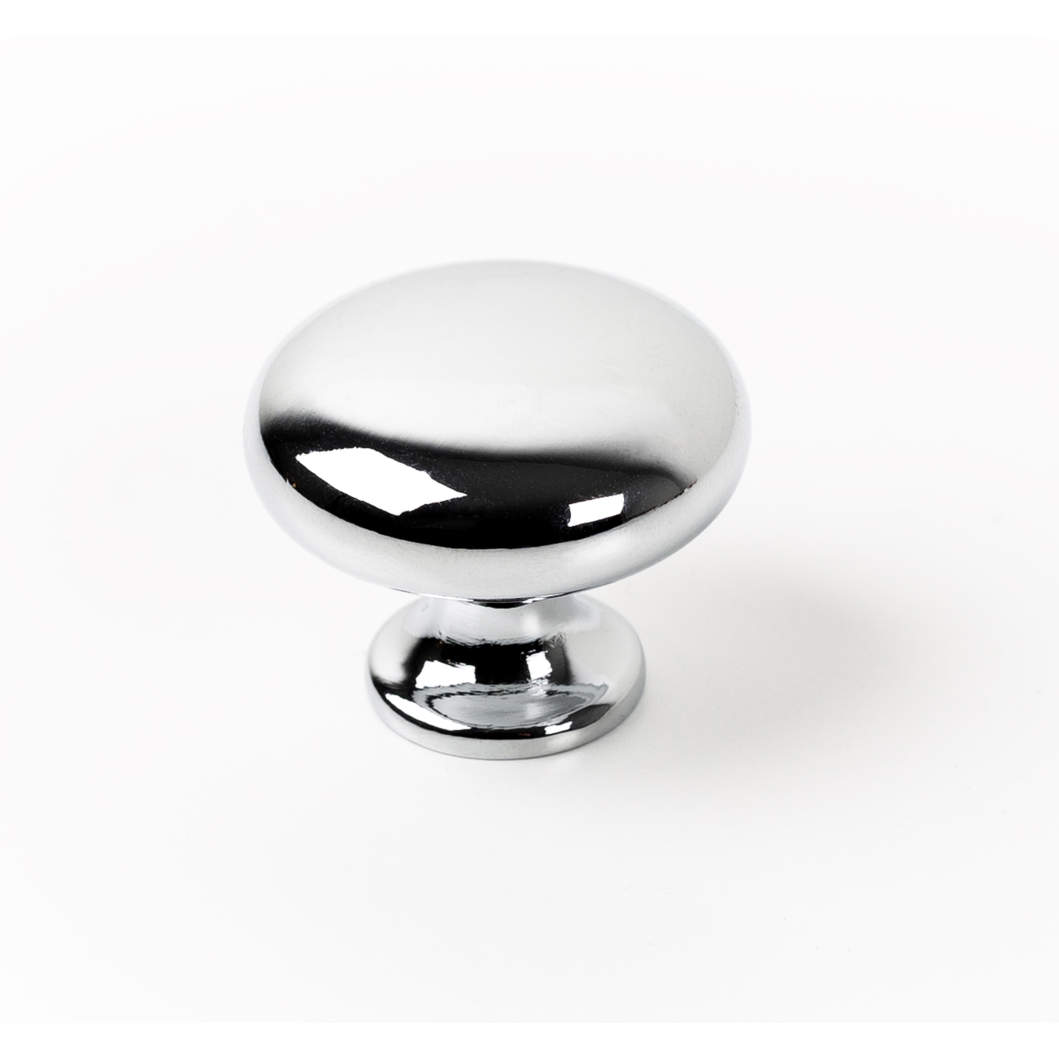Knop DUKE Ø31.4 zamak gepolijst chroom