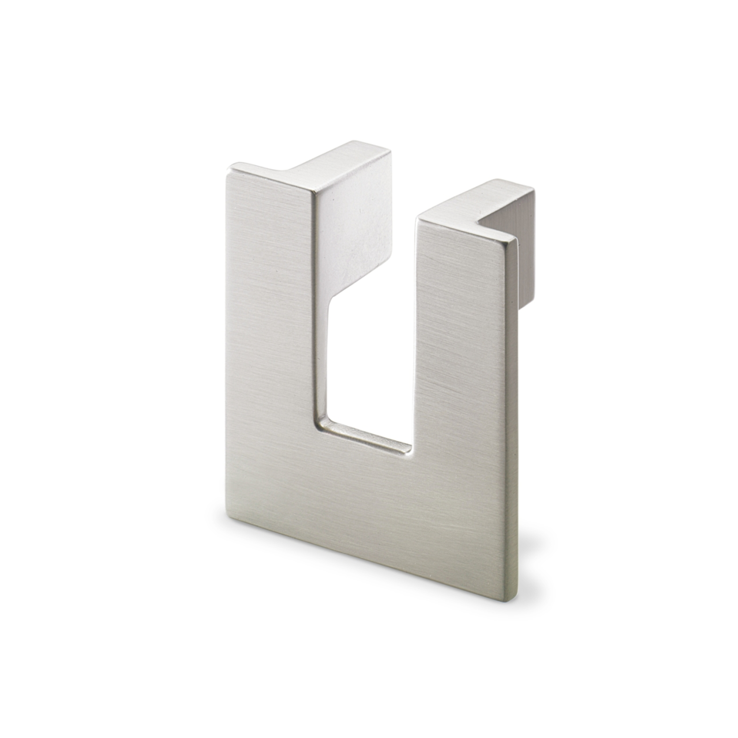 Greep Vigilia, boorafstand 32, L 60 mm, B 60 mm, H 24 mm, roestvrij staal finish geborsteld
