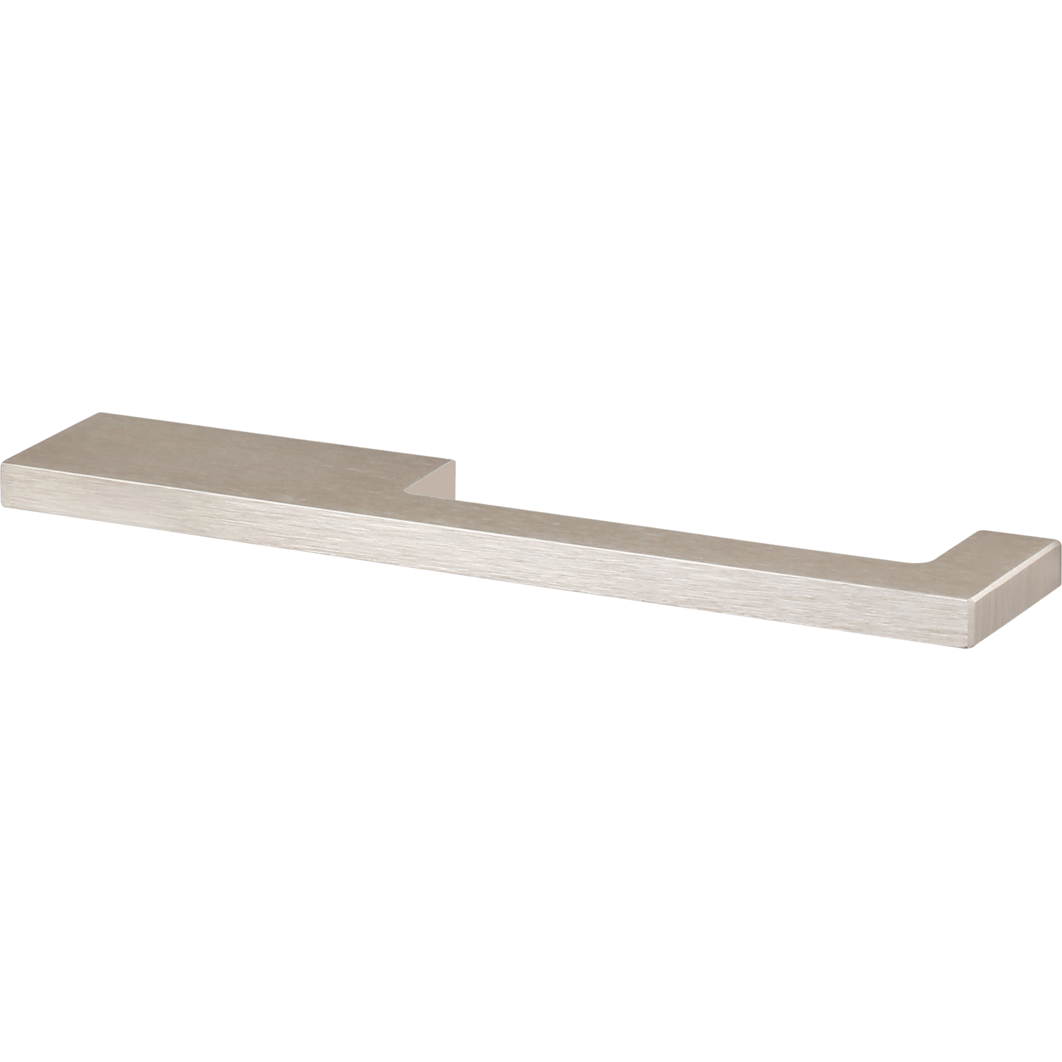 Greep drimo 160mm aluminium / RVS-look asymmetrisc h