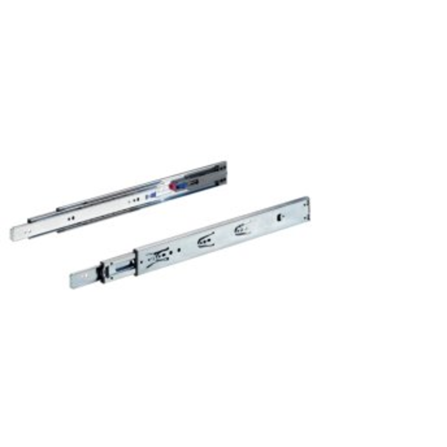 Kogelgeleider KA 4532 Push to open, zijwandmontage, afmetingen (H x B) 46 x 12,7 mm, 650