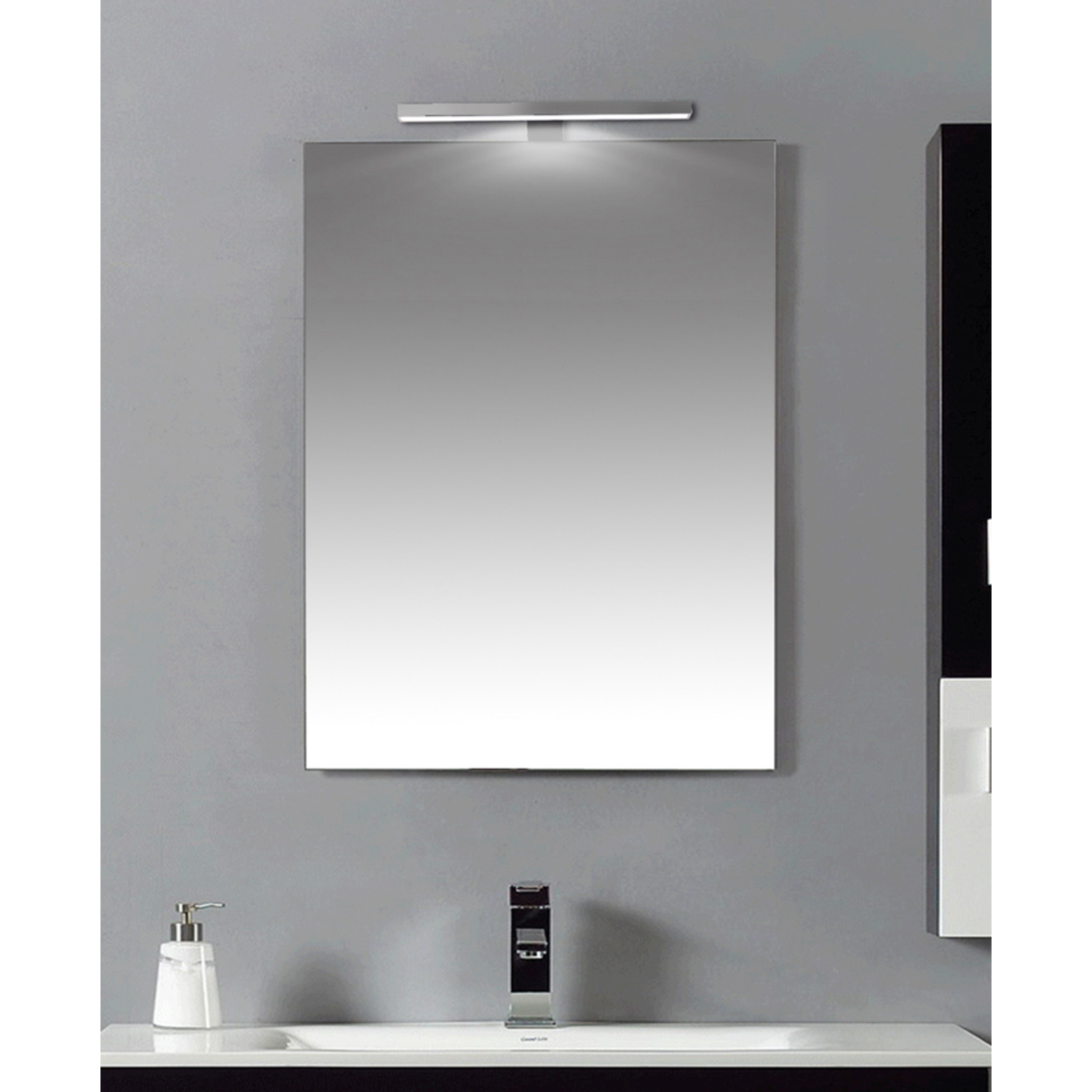 Badkamerverlichting 223 chroom 230v-led 4,4w 4000k lengte 300mm