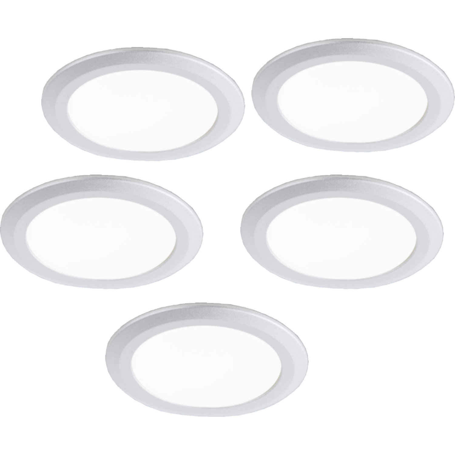 Set 5 x Led ld8011 wit 2w/350ma 4000K + konvertor1 15W/350ma