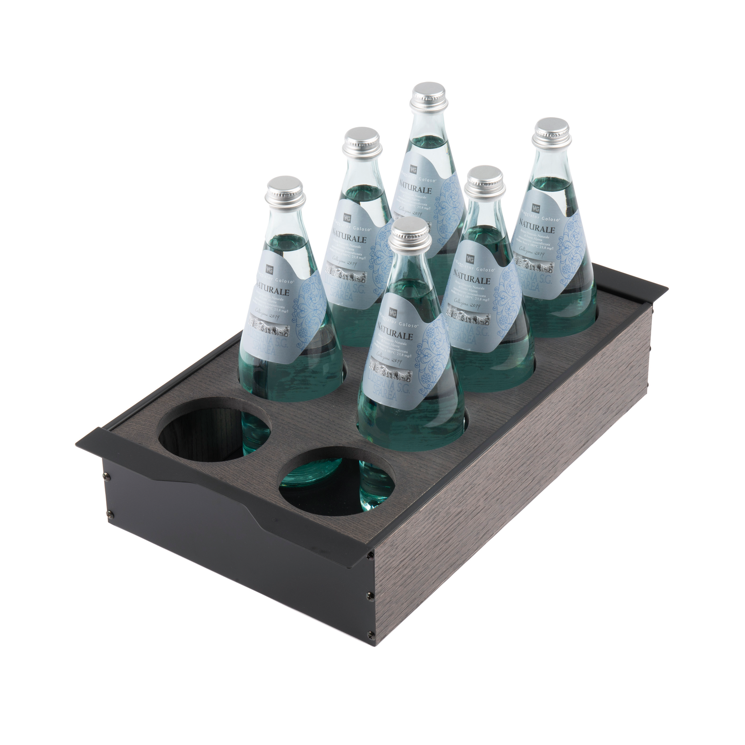 Filo flessenhouder box zwart