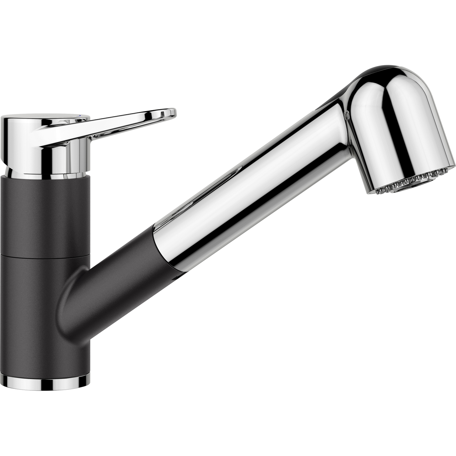 Blanco Wega-S II chroom/Silgranit-zwart
