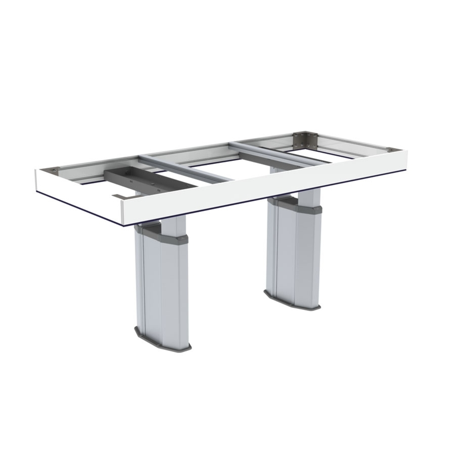 CENTERLIFT 960HC incl. voorkant - 198,0 x 78,0cm, Voor topbord 200,0x80,0cm, Wit, RAL 9003