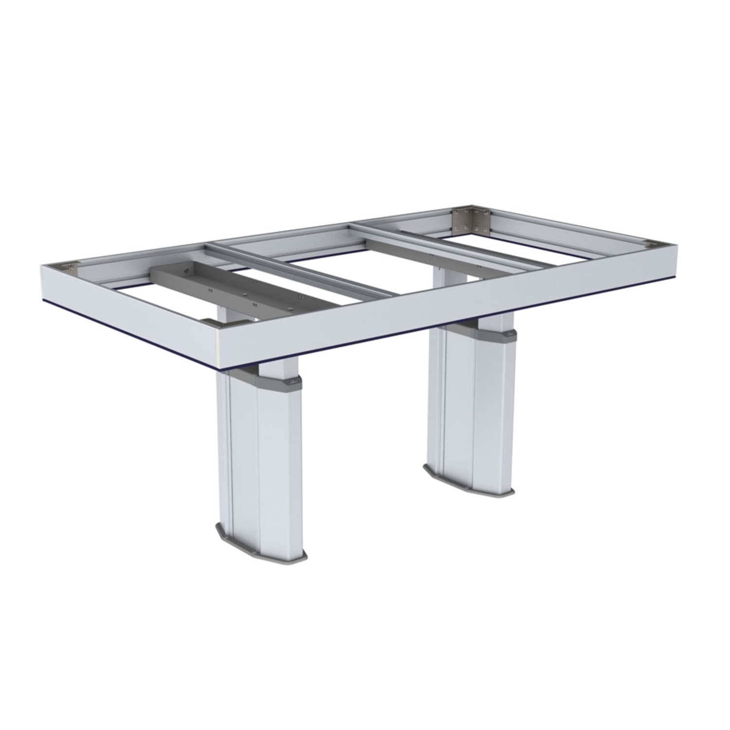 CENTERLIFT 960HE incl. voorkant - 118,0 x 98,0cm, Voor topbord 120,0x100,0cm, Geanodiseerd aluminium