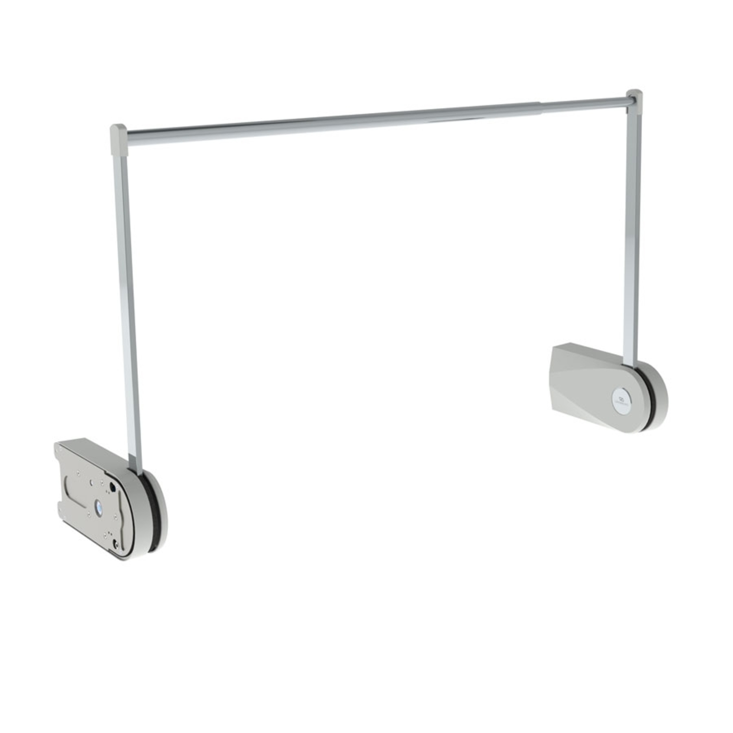 Klederlift butler elektrisch 100-160cm 30kg grijs/chroom