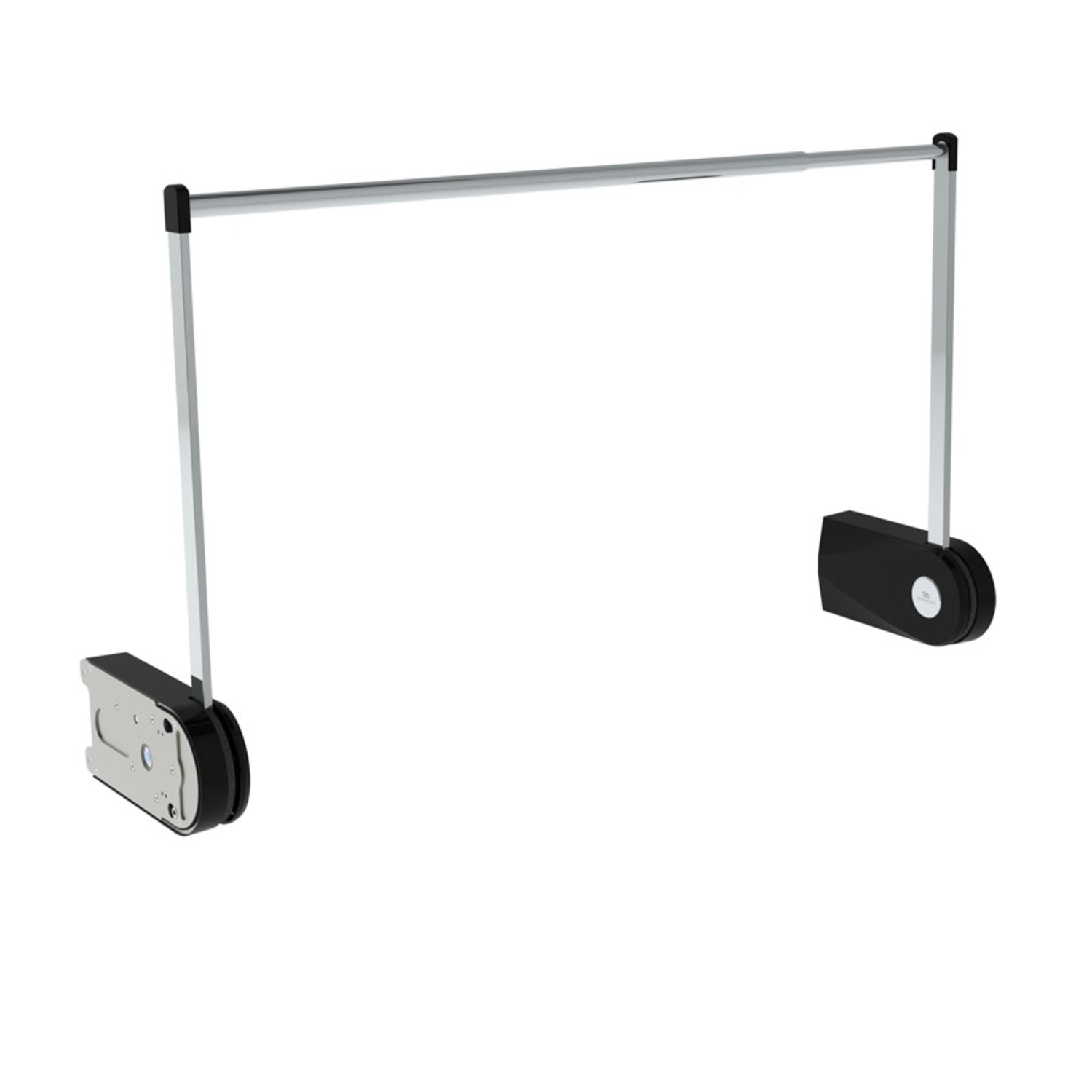 Klederlift butler elektrisch 100-160cm 30kg zwart/chroom