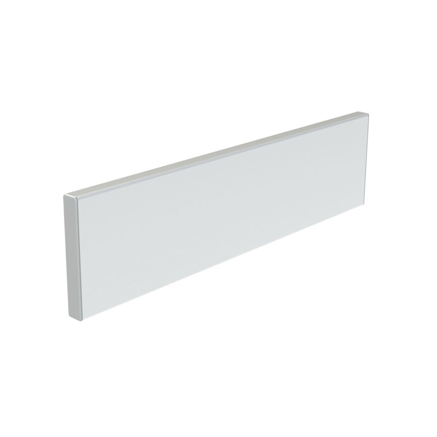103 mm Alu-Front, 99,0cm breed, Wit gepoedercoat aluminium RAL 9003