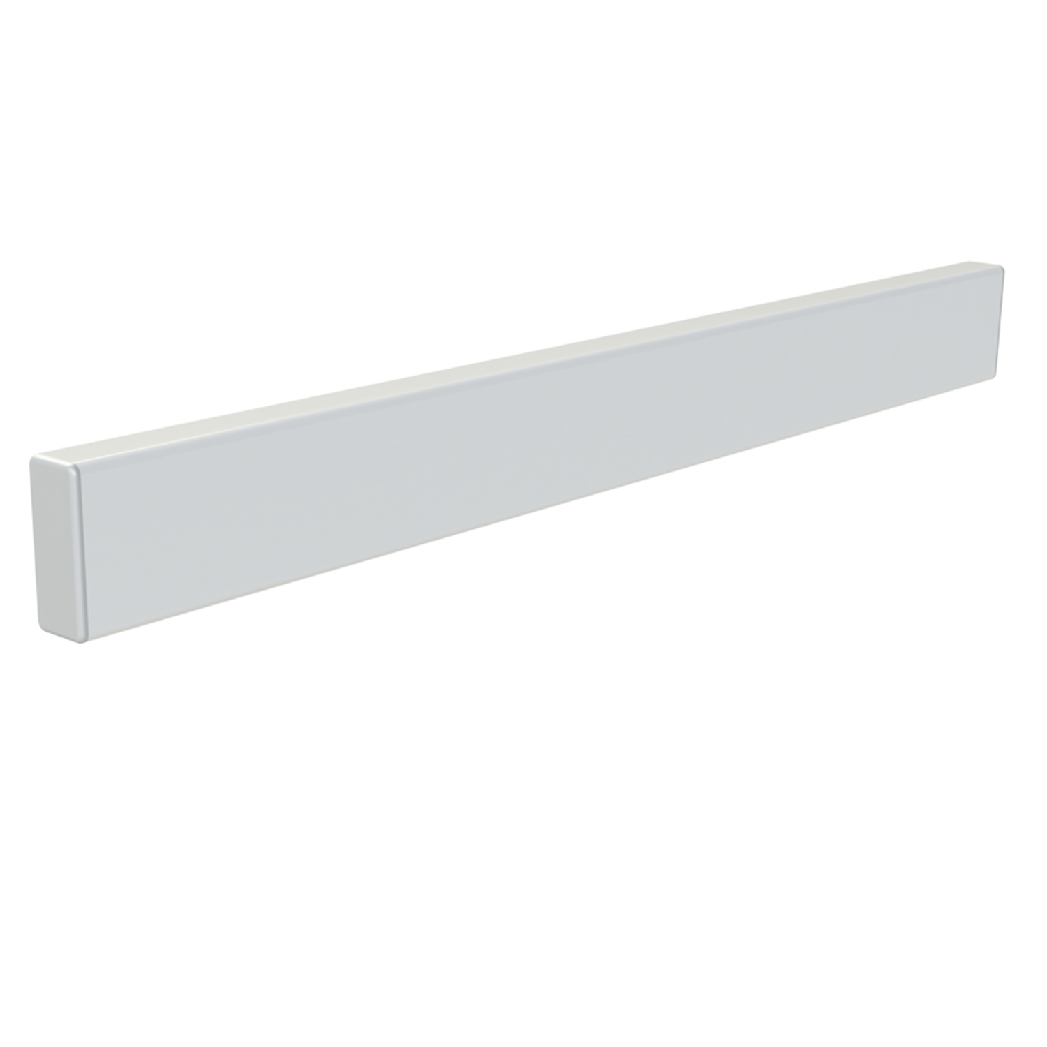 40 mm Alu-Front, 190cm, Wit gepoedercoat aluminium RAL 9003