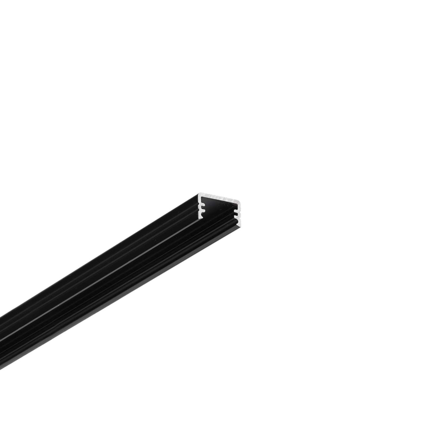 Led profiel Slim8 ac2 Z 2000 zwart geanodiseerd