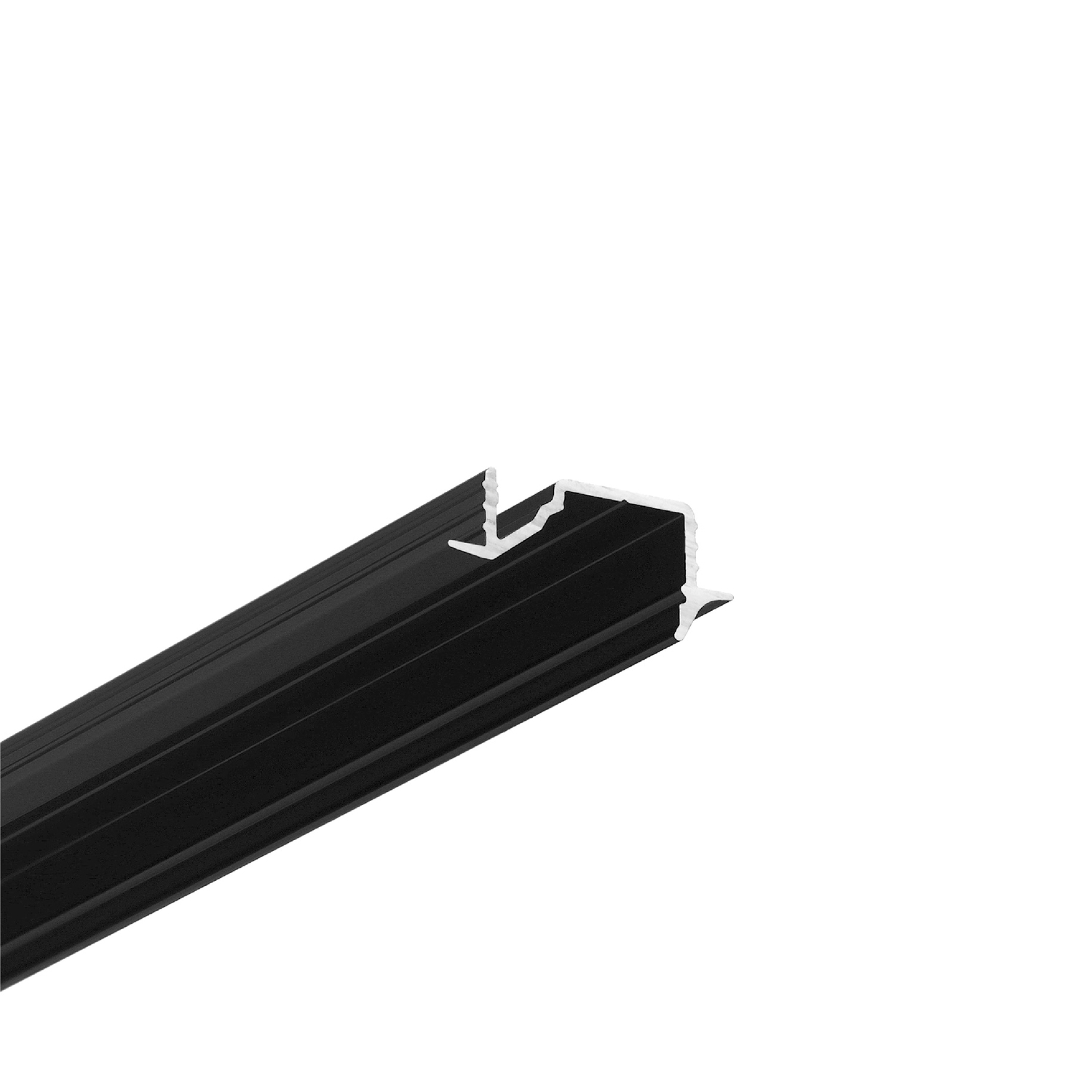 Led profiel diagonal10 C 4050 zwart geanodiseerd