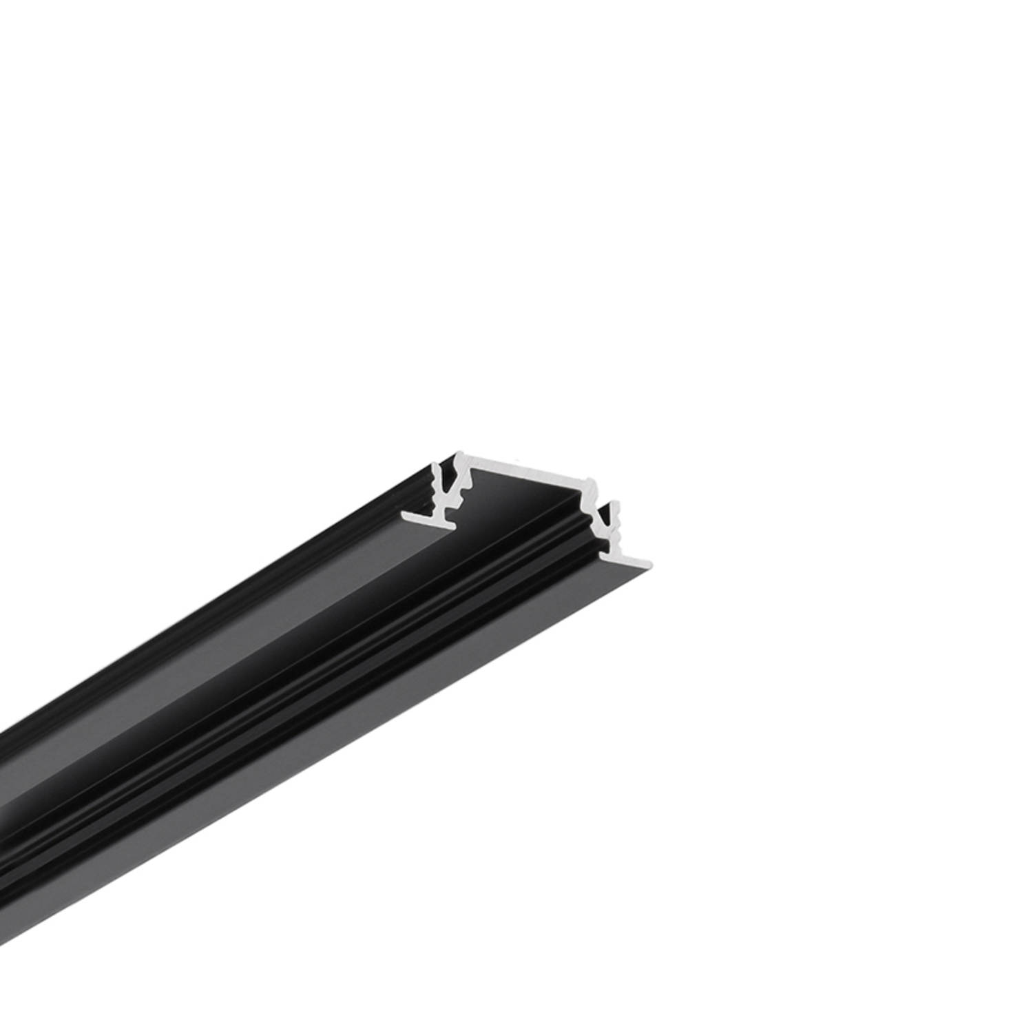 Led profiel groove10 c/u 3000 zwart geanodiseerd