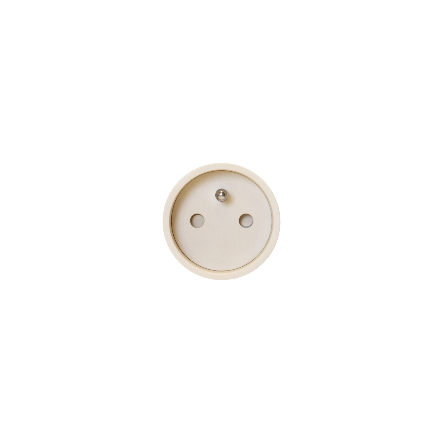 Rond 2.0 - unifit stopcontact bedraad b-f crème