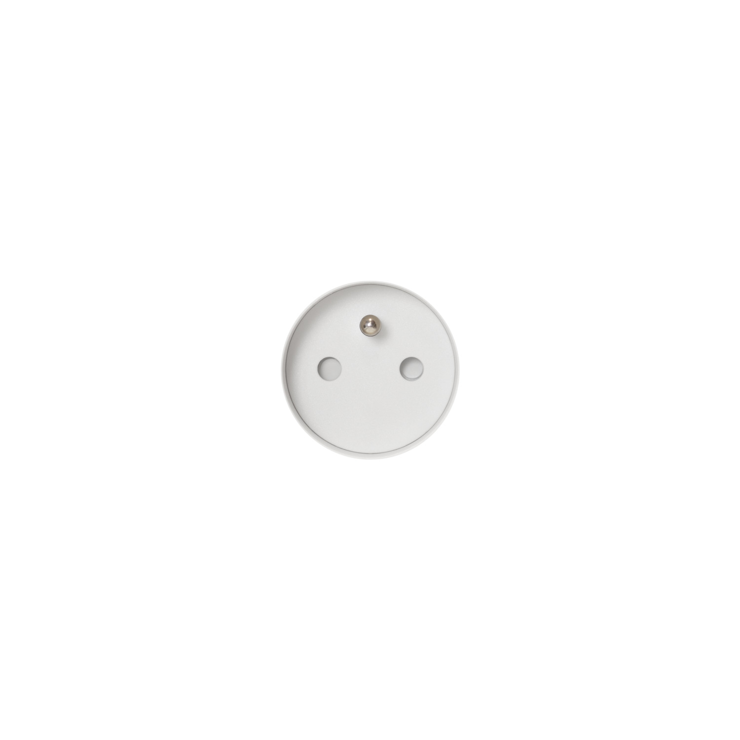Rond 3.0 - Backfit stopcontact type E - penaarding wit