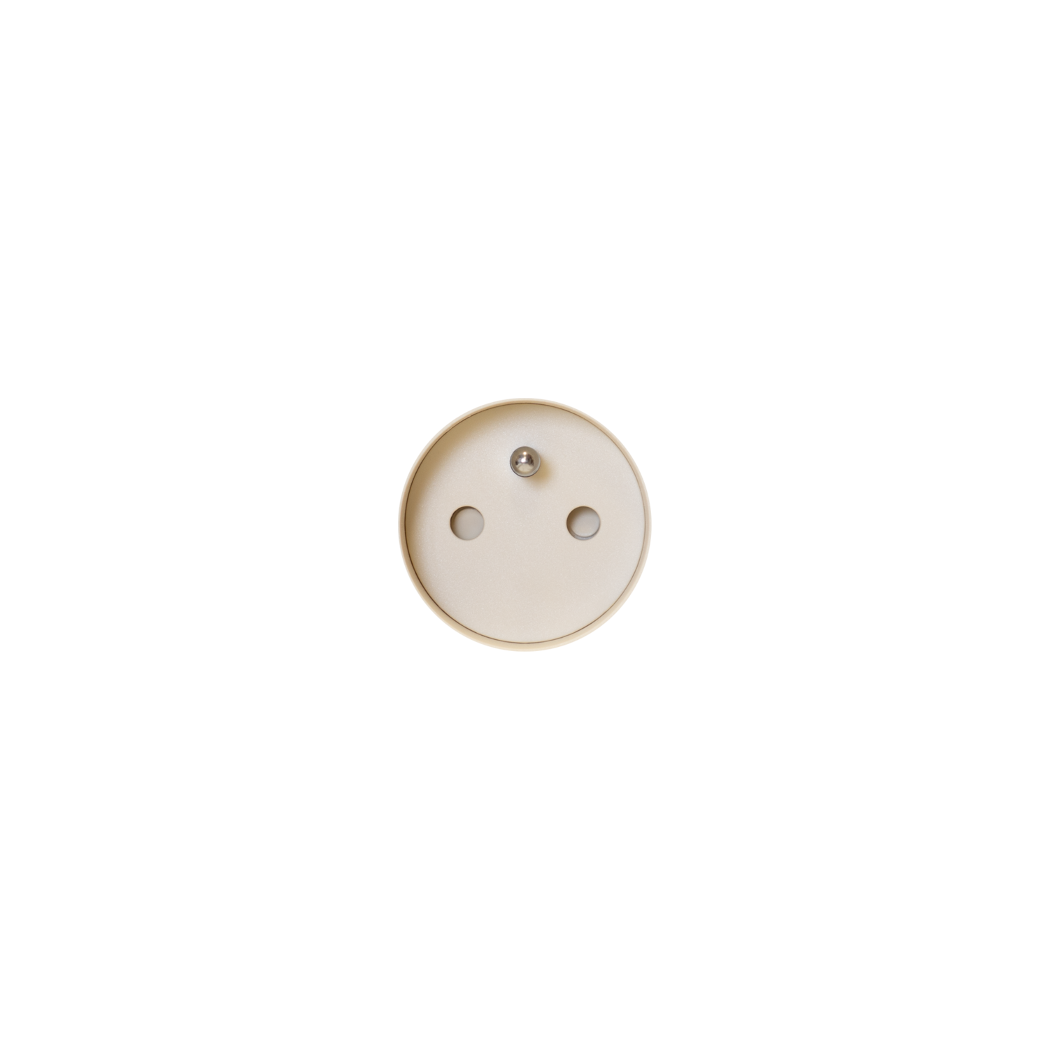 Rond 3.0 - Backfit stopcontact type E - penaarding crème