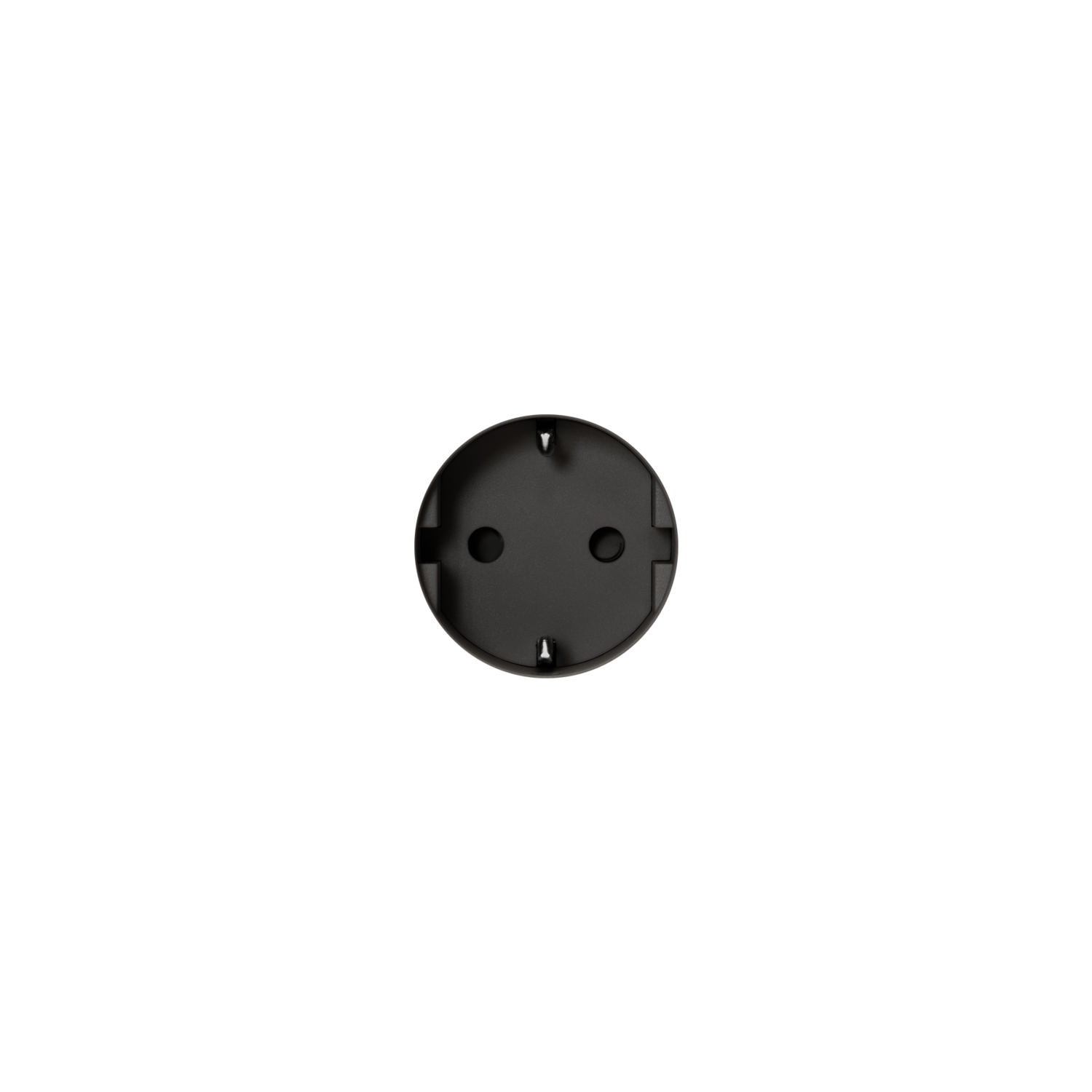 Rond 3.0 - Backfit stopcontact type F - randaarding zwart