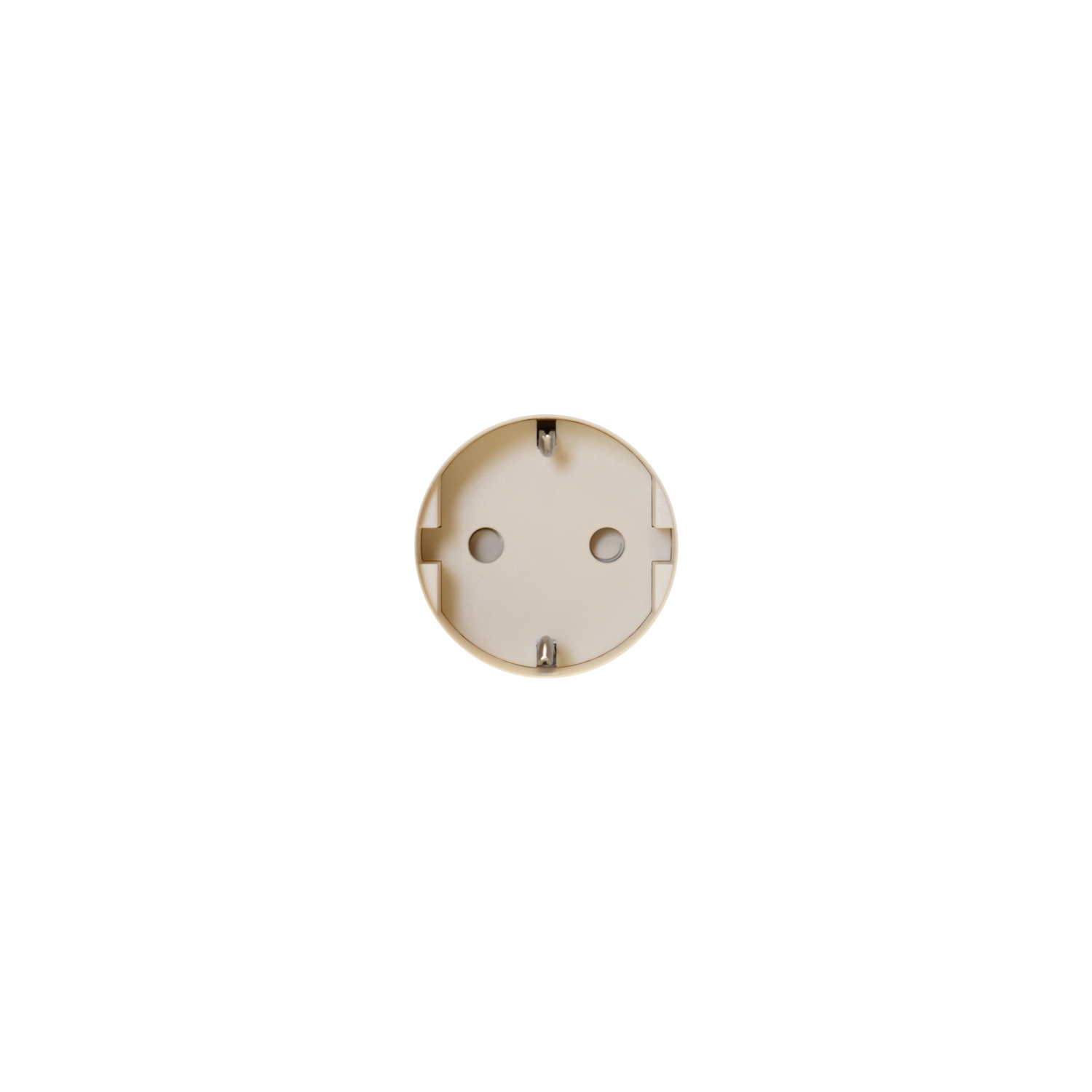 Rond 3.0 - Backfit stopcontact type F - randaarding crème