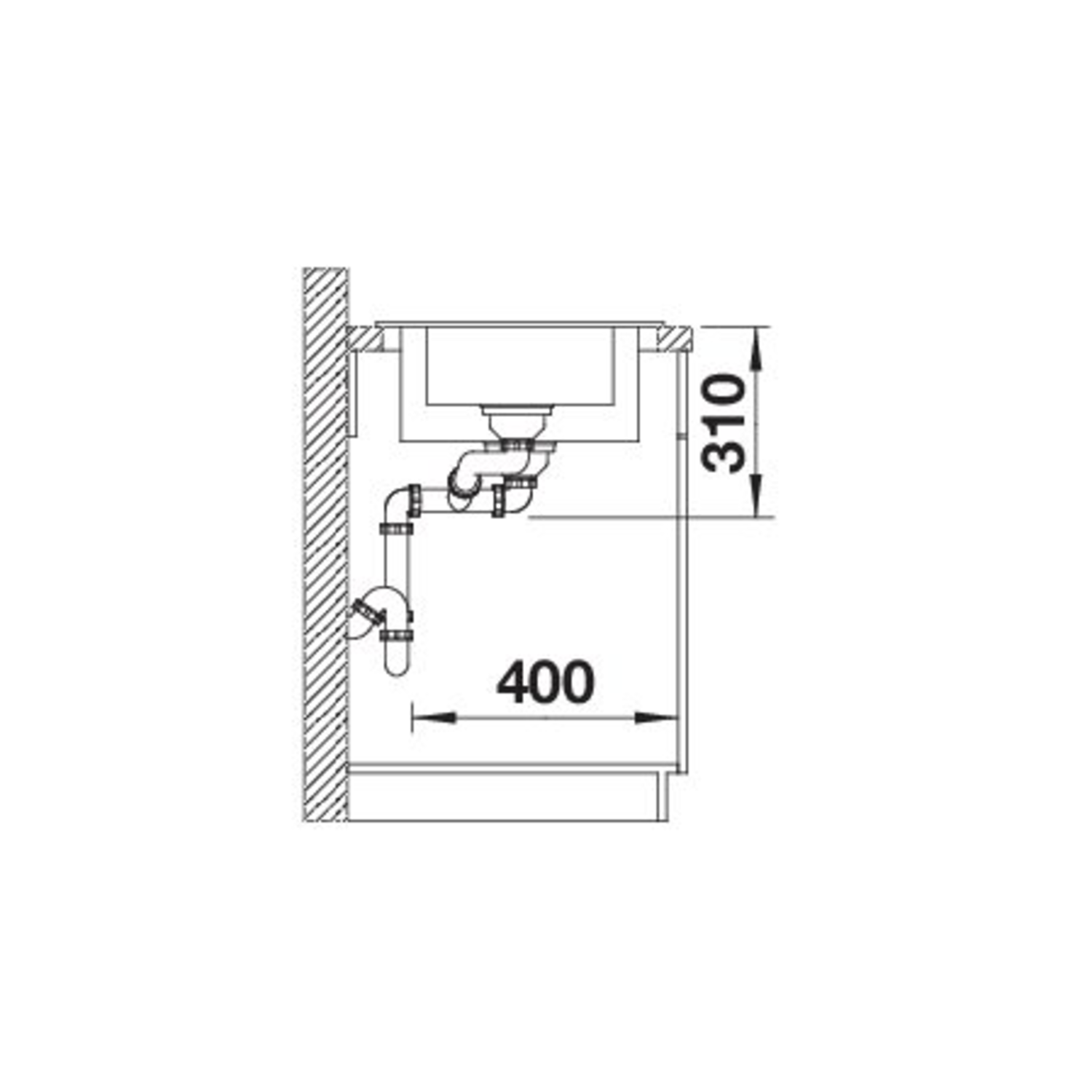 Blanco Adira 6 S antraciet automatische bediening