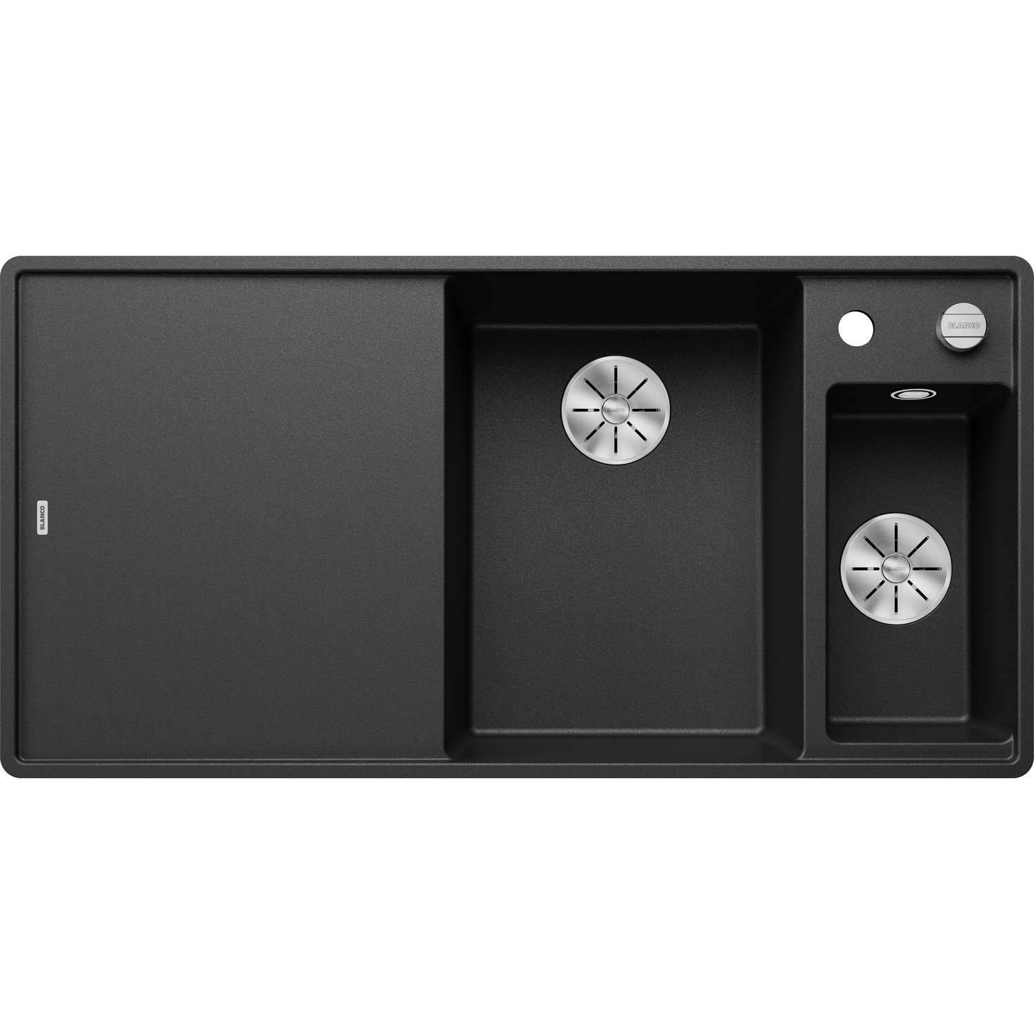 Blanco Axia III 6 S-F rechts antraciet automatische bediening