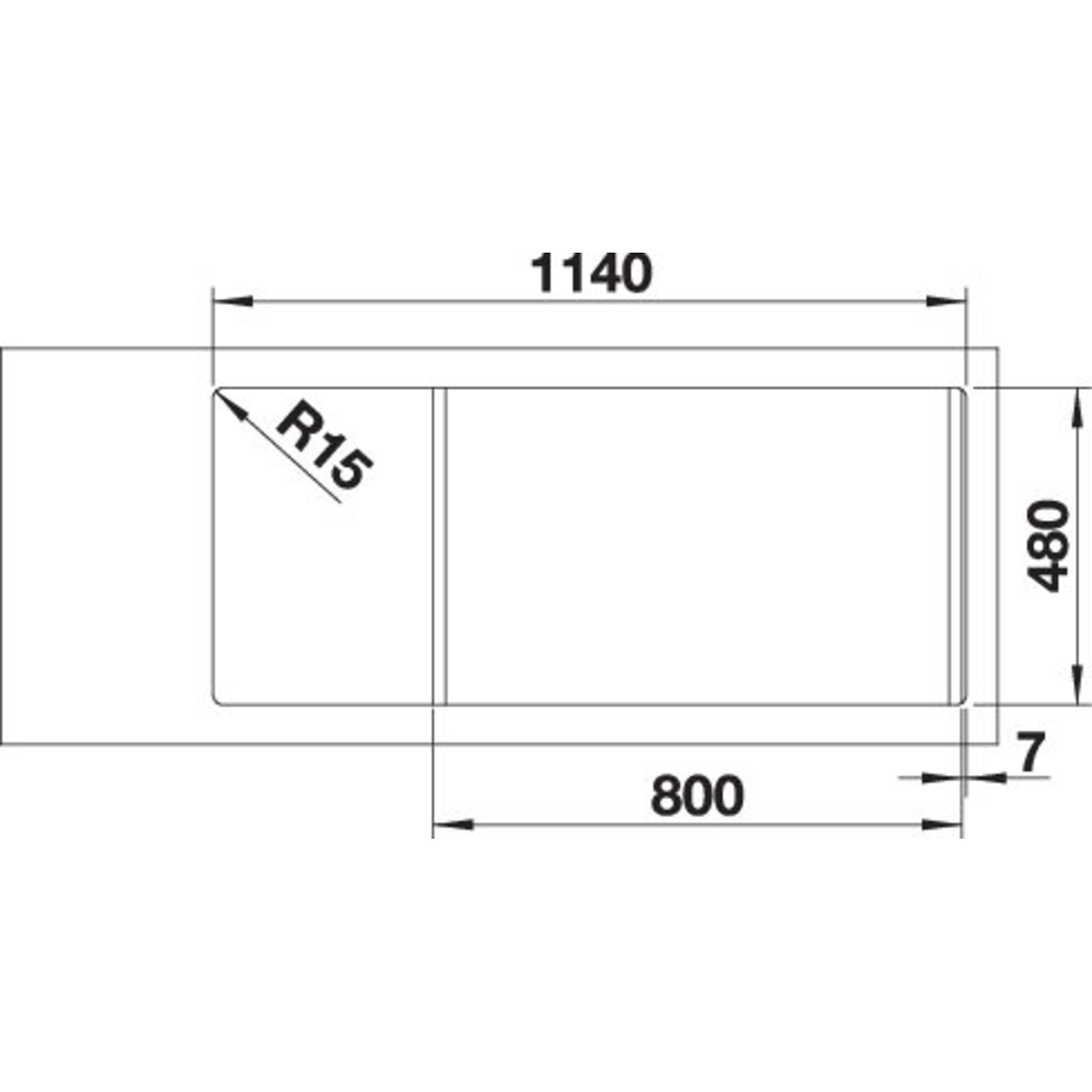 Blanco spoeltafel lemis 8 s-if auto