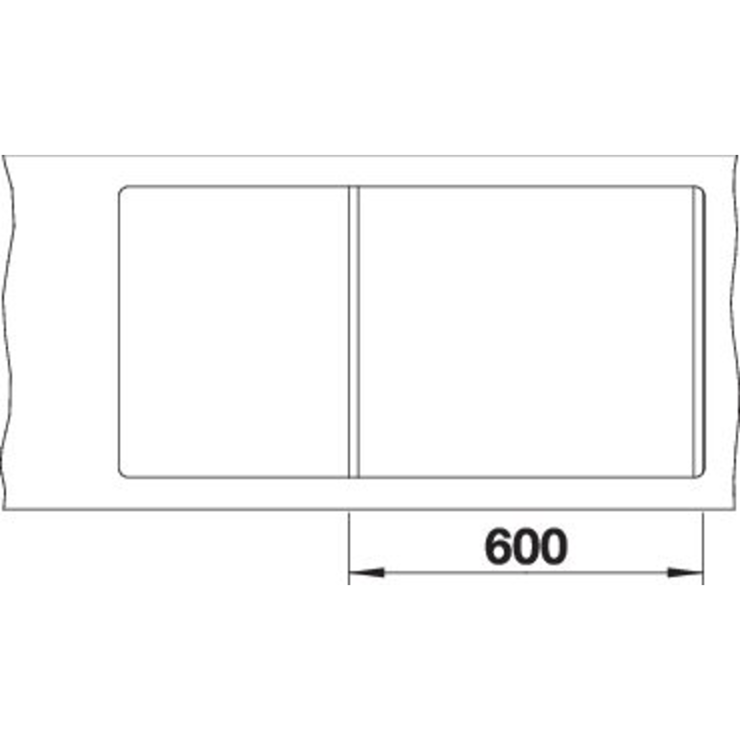 Blanco spoeltafel metra 6 s-f wit auto.