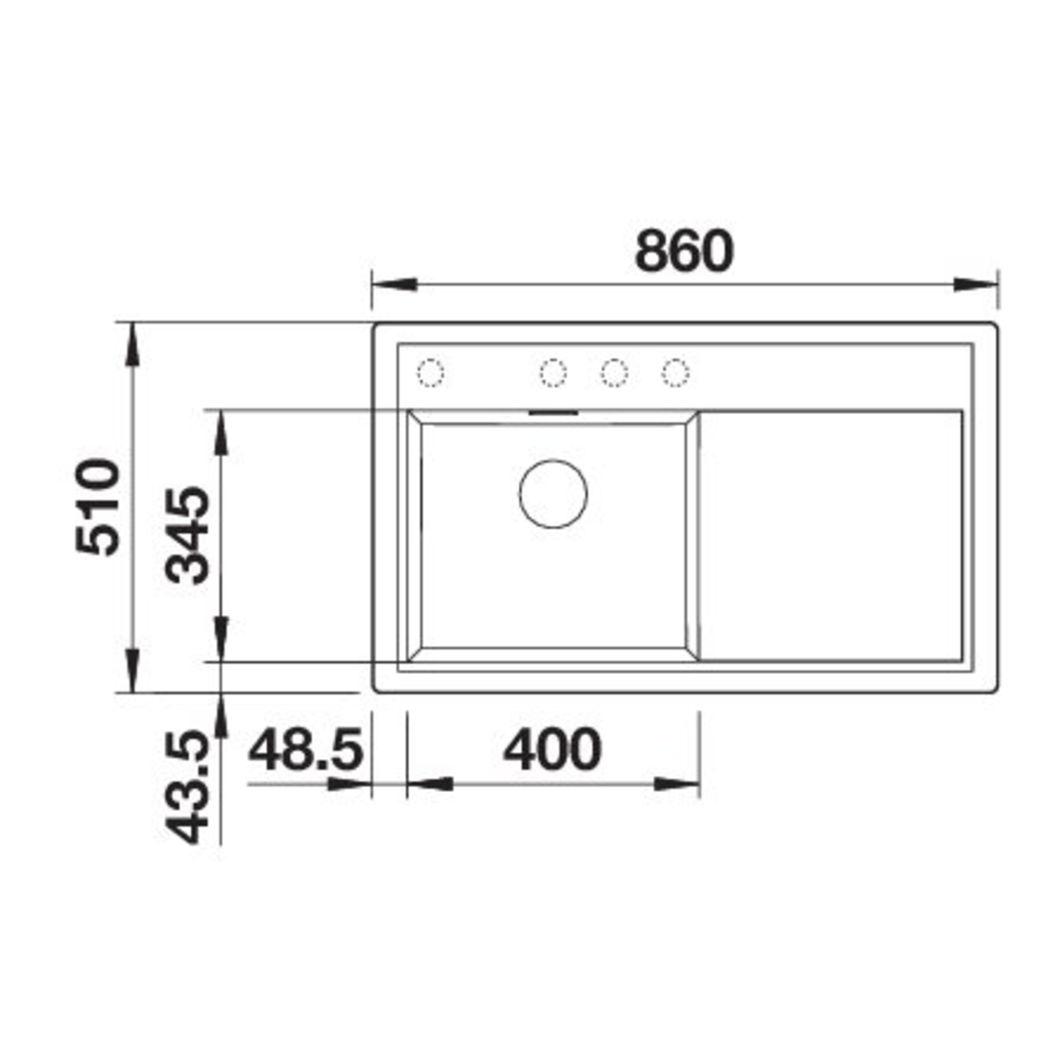 Zenar 45 S bl/cg wit