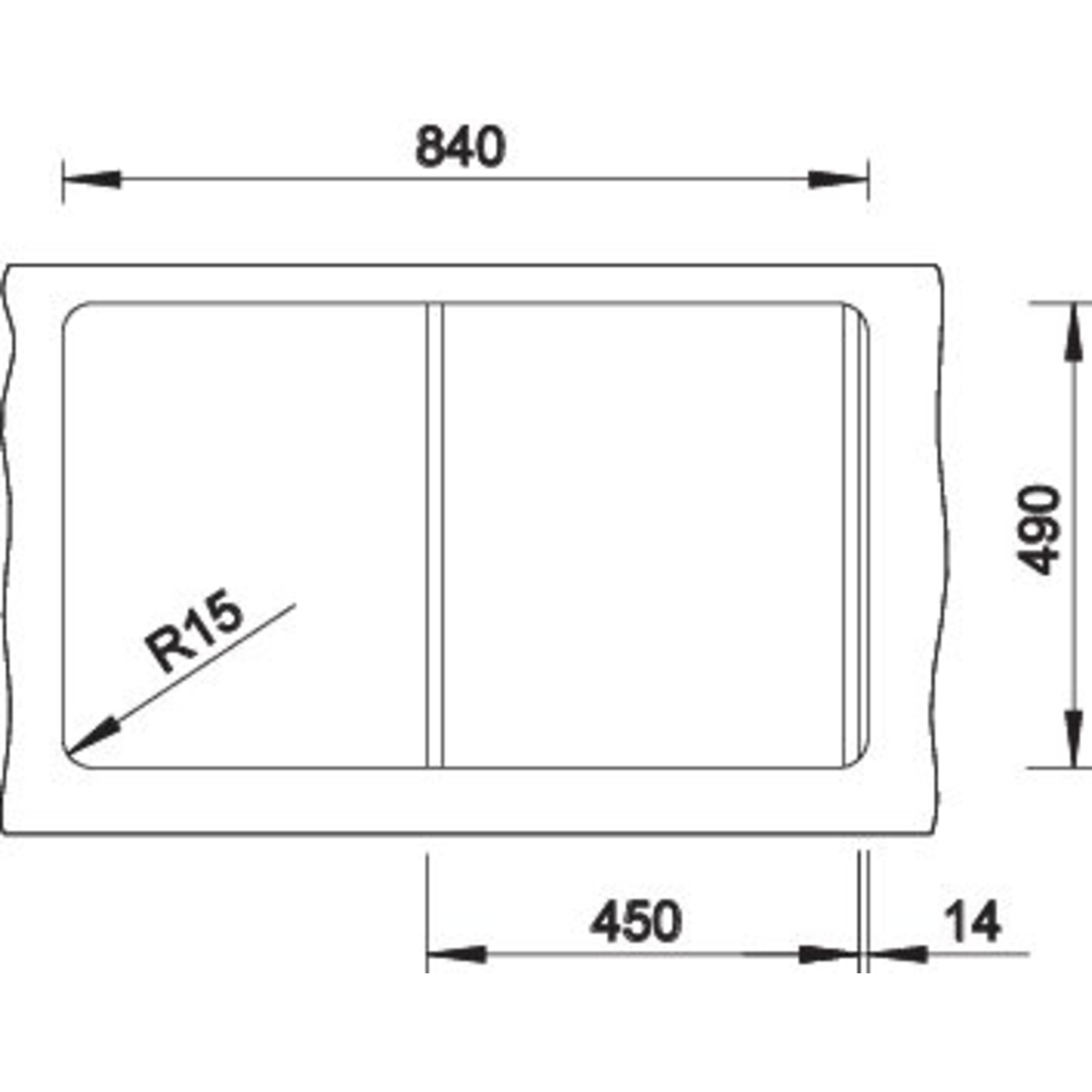 Blanco Zenar 45 S bak rechts zwart auto.