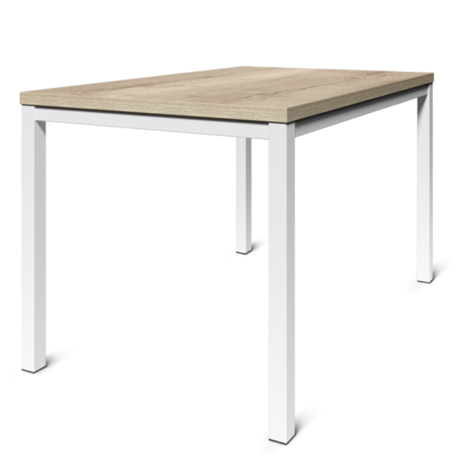 Tafel uitsch. Toy 120x80 wit-glas antraciet