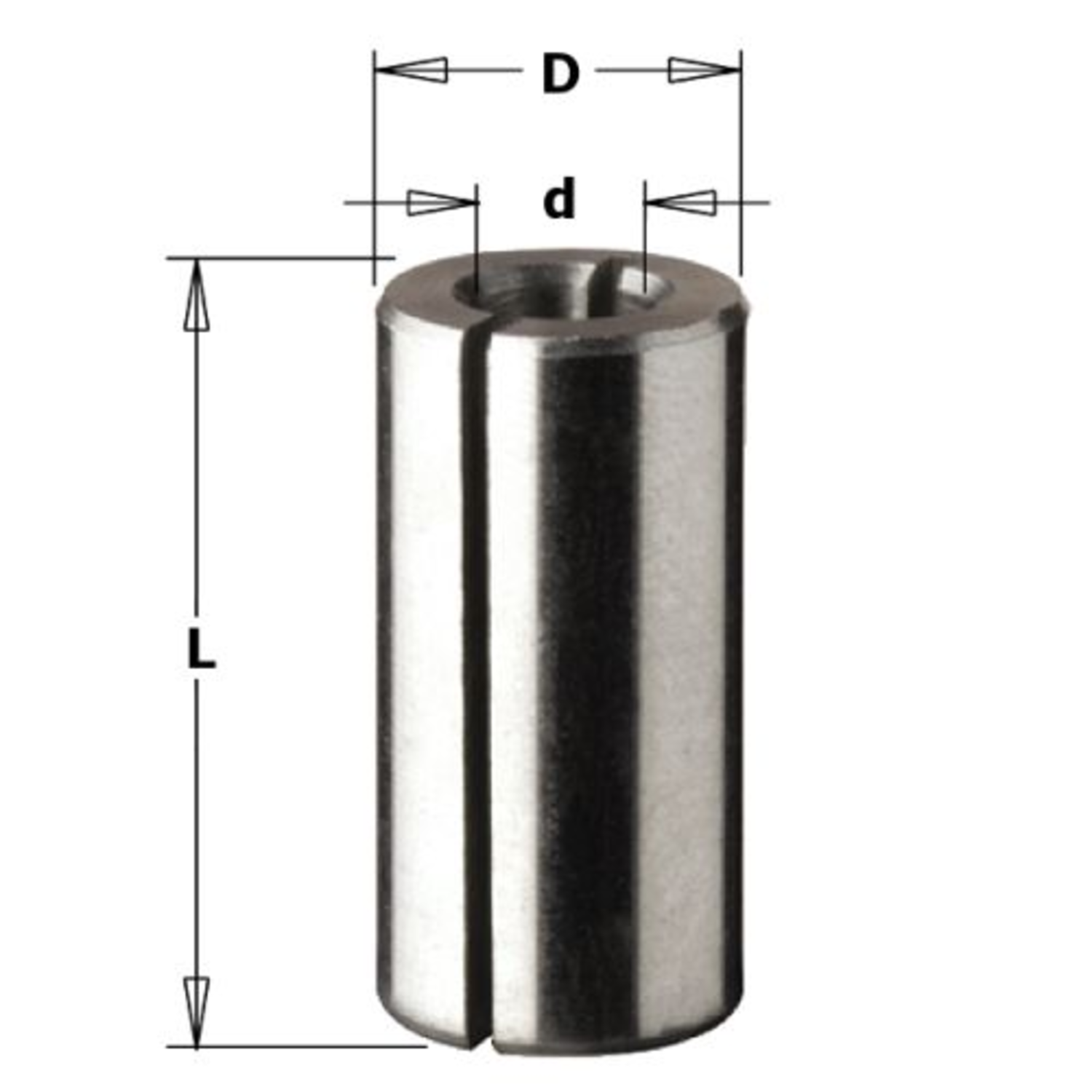 Verloopbus 8 - 12 mm