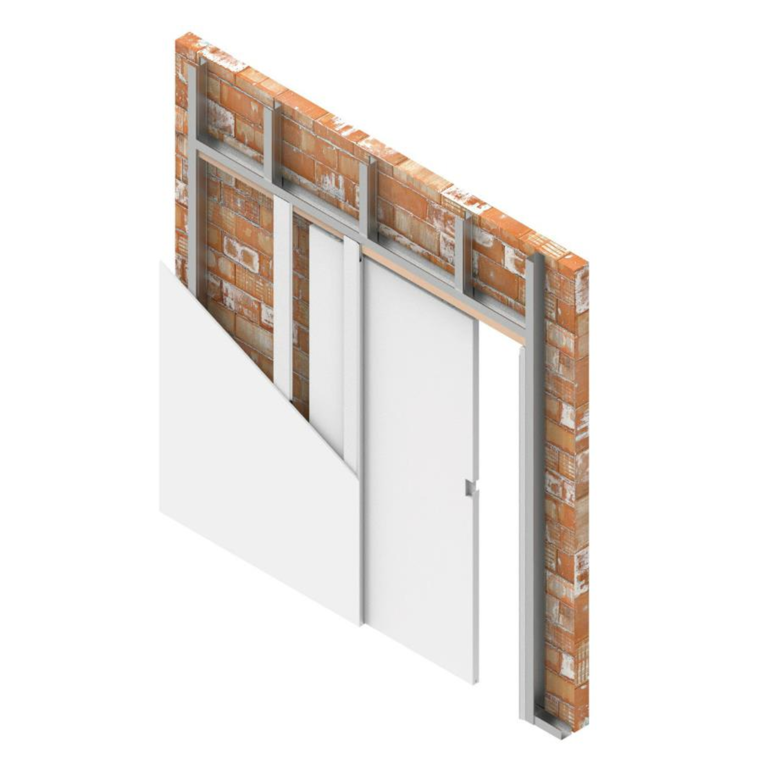 Xinnix X5D Wall 3015 MS75 dubbel + systeem MS75 1030 100/125