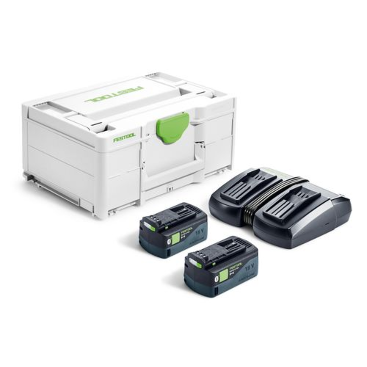 Festool energieset sys 18v 2 x 5.0 / tcl6duo