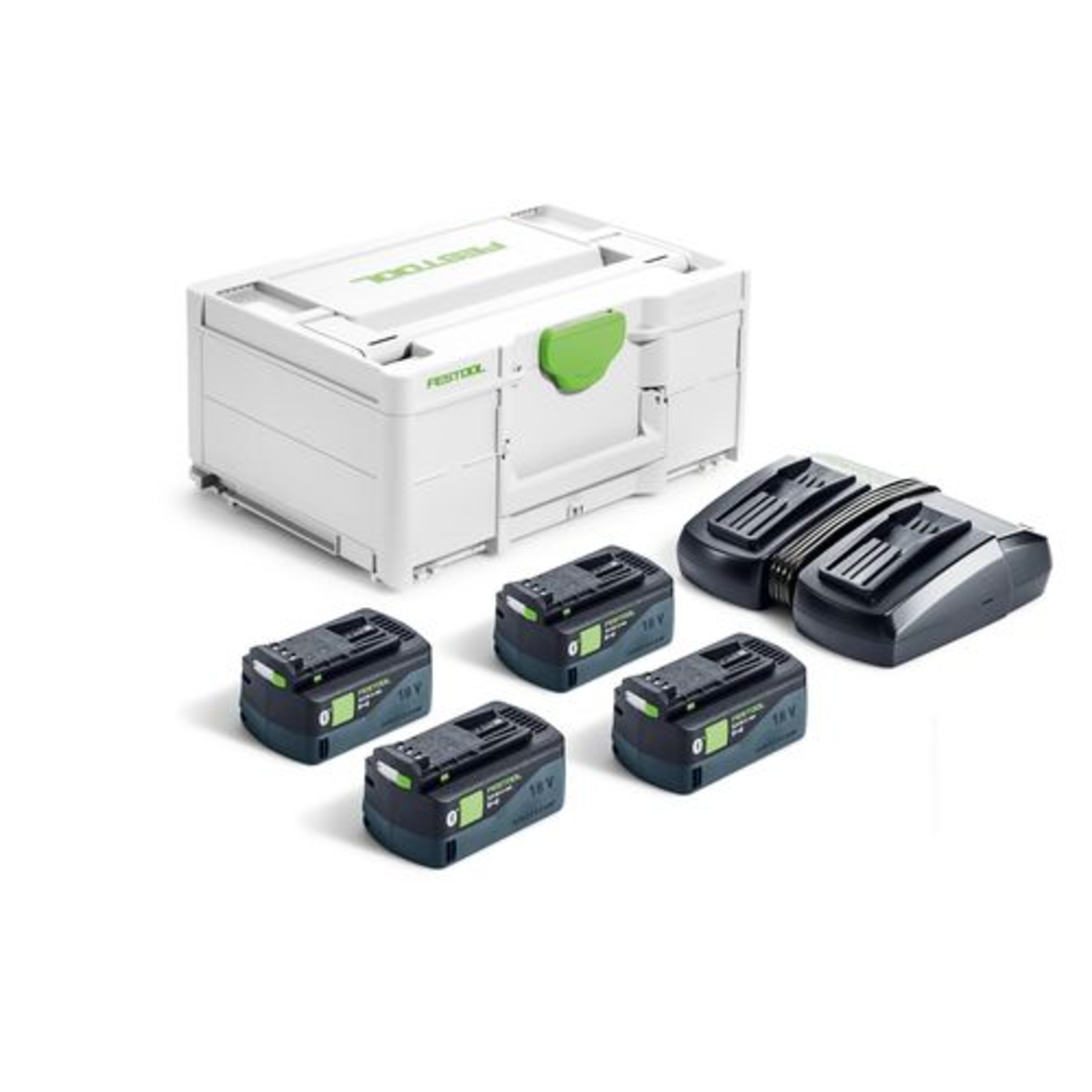 Festool energieset sys 18v 4x5.0 / tcl 6 duo