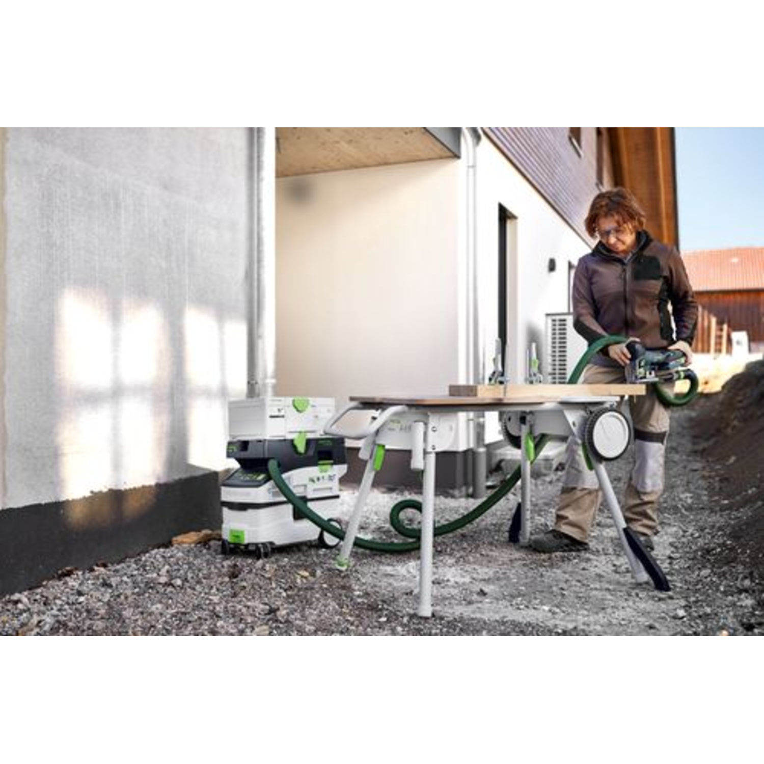 FESTOOL PENDELDECOUPEERZAAG PSC 420 EB-BASIC