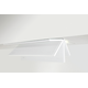 Novy Fusion 60 cm wit telescopische dampkap