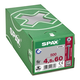 Houtschroef SPAX-S Pozidrive pankop 4.5 x 60