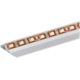 45° ledstrip k 30 / warm wit 3200K 262mm +magneetschakelaar