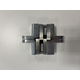 Onzichtbaar scharnier 116x27.8mm nikkel geborsteld