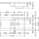 Maris - Inbouwspoeltafel / 970 x 500 mm / 1+1/2 bak / Metaal wit / Omkeerbaar