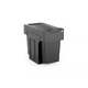 Hailo tandem iv 2x15l black edition volledig uittrekbaar - recycled