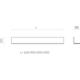 Filo afstandhouder frontlade 60 zwart