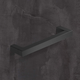 Greep Cadro, boorafstand 128, L 140.5 mm, B 12.5 mm, H 35 mm, mat zwart