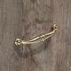 Greep Alberta, boorafstand 96, L 110 mm, B 14 mm, H 28 mm, roestvrij staal finish geborsteld