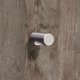 Knop Almus, H 23 mm, ø 12 mm, roestvrij staal finish geborsteld