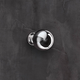 Knop Bona, H 41 mm, ø 30 mm, glans verchroomd