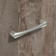 Greep Bruxella, boorafstand 160, L 180 mm, B 20 mm, H 36 mm, roestvrij staal finish geborsteld
