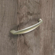 Greep Dinia, boorafstand 96, L 118 mm, B 16 mm, H 28 mm, roestvrij staal finish geborsteld