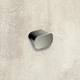 Knop Itri, boorafstand 16, L 38 mm, B 25 mm, H 30 mm, roestvrij staal finish geborsteld